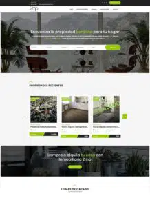 diseño pagina web inmobiliaria 2mp