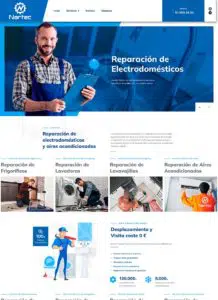 reparaciones nortec diseño web campaña google ads posicionamiento seo y mantenimiento web